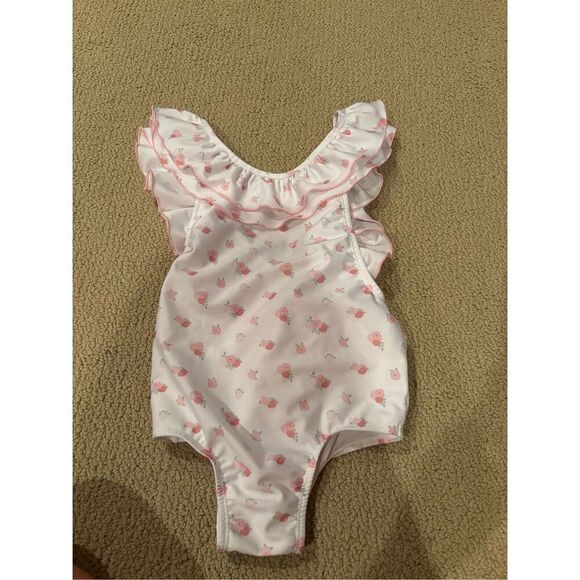 NWOT Sal and Pimenta 7T ruffle one piece swimsuit - Picture 1 of 3